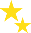 Two Stars Icon